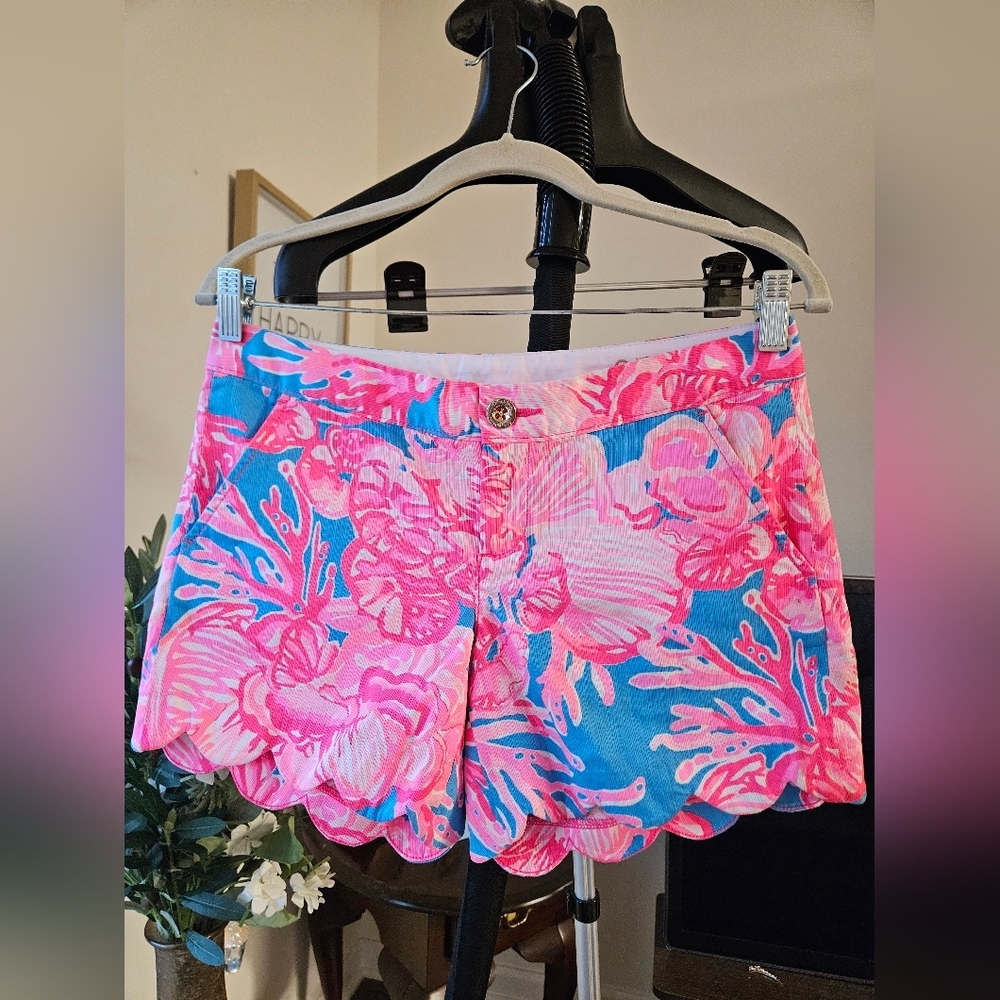 Lilly Pulitzer The Buttercup Short Size 0 - Picture 2 of 8